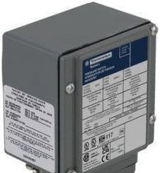 Telemecanique Pressure Switches 9012GBW21 - PRESSURE SWITCH 480VAC 10AMP G +OPTIONS (9012GBW21)