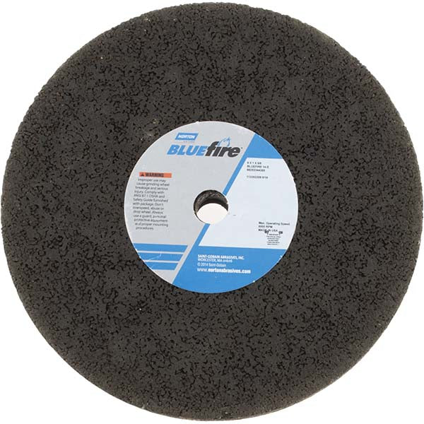 Norton 66253344355 Norton Surface Grinding Wheel: 8" Dia, 1" Thick, 5/8" Arbor, 14 Grit (66253344355)