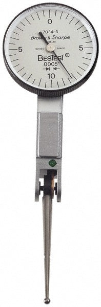 TESA Brown & Sharpe 599-7035-3 TESA Brown & Sharpe Dial Test Indicator: 0-10-0, 0.000500" (599-7035-3)