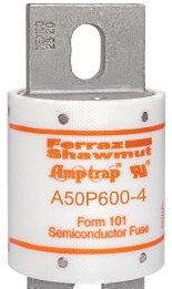 Mersen Fuses A50P600-4 - High Speed Fuse Amp-Trap A50P 500VAC 450VDC (A50P600-4)