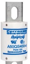 Mersen Fuses A50QS400-4 - High Speed Fuse Amp-Trap A50QS 500VAC 500VDC (A50QS400-4)