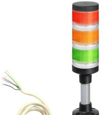 Leuze Visual Signaling Devices A7-V1-MP1-DS-ROG-T-100 - 50135466, Signaling column (A7-V1-MP1-DS-ROG-T-100)