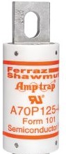 Mersen Fuses A70P125-4 - High Speed Fuse Amp-Trap A70P 700VAC 650VDC (A70P125-4)