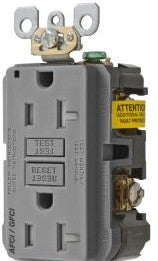 Bryant Electric Plugs & Receptacles AFGF20TRGY - Hubbell Wiring Device Kellems, Receptacle (AFGF20TRGY)