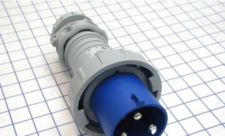 Arrow-Hart Plugs & Receptacles AH360P6W - Plug Pin&Sleeve 60A 250V 2P3W WT BL (AH360P6W)