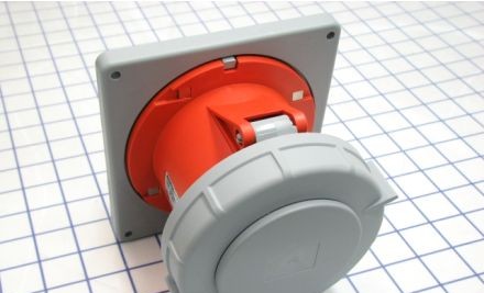 Arrow-Hart Plugs & Receptacles AH4100R12W - Receptacle, 100A, 125-250V, 3P-4W, WT OR (AH4100R12W)