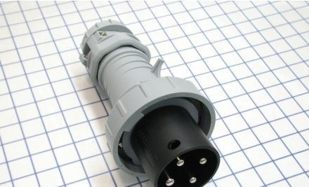 Arrow-Hart Plugs & Receptacles AH460P5W - Plug, 3P-4W, 60A, 600V 3Ph, Black (AH460P5W)