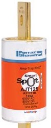 Mersen Fuses AJT125 - Fuse AJT - Class J - Time-delay 600VAC 500VDC 125A (AJT125)