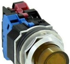 IDEC Switches ALD212602DNUY - Pushbutton, 30mm PB Mom 120V TR 2NC Yel (ALD212602DNUY)