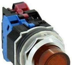 IDEC Switches ALD212620DNUA - Pushbutton, Mom, Amb, Ext, 120VAC XFMR (ALD212620DNUA)