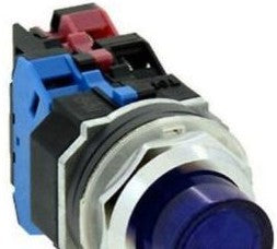IDEC Switches ALD212620DNUS - Pushbutton, Mom, Blu, Ext, 120VAC XFMR (ALD212620DNUS)