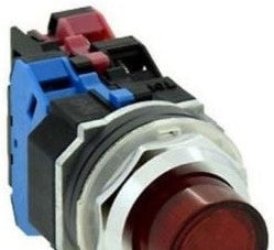 IDEC Switches ALD224611DNUR - Pushbutton, Mom, Red, Ext, 240VAC XFMR (ALD224611DNUR)