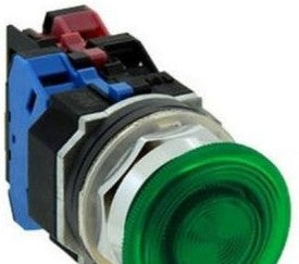 IDEC Switches ALD312602DNUG - Pushbutton, 40mm Mush Mom 120V TR 2NC Grn (ALD312602DNUG)