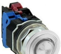 IDEC Switches ALD324602DNUW - Pushbutton, 40mm Mush Mom 240V TR 2NC Wht (ALD324602DNUW)