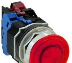 IDEC Switches ALD324620DNUR - Pushbutton, 40mm Mush Mom 240V TR 2NO Red (ALD324620DNUR)
