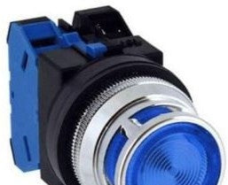 IDEC Switches ALFD224602DNUS - Pushbutton, 30mm PB FS Mom 240V TR 2NC Blu (ALFD224602DNUS)