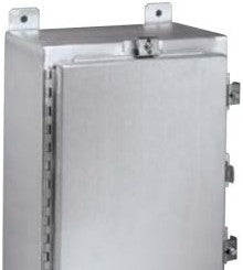 Wiegmann Enclosures ALN4362408 - N4X Wall-Mount Single Door 36X24X8 Aluminum (ALN4362408)