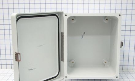 Allied Moulded Products Enclosures AM1086L - Enclosure, 10.14in.Hx8.26in.Wx6.13in.D, N4X (AM1086L)
