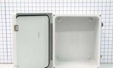 Allied Moulded Products Enclosures AM1206L - Enclosure, 12.14in.Hx10.26in.Wx6.13in.D, N4X (AM1206L)
