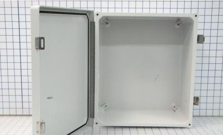 Allied Moulded Products Enclosures AM1426L - Enclosure, 14.13in.Hx12.26in.Wx6.13in.D, N4X (AM1426L)
