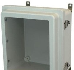 Allied Moulded Products Enclosures AM1648RLW - Enclosure, 16.27in.Hx14.40in.Wx8.13in.D, N4X (AM1648RLW)
