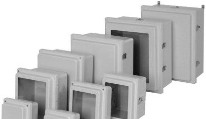 Allied Moulded Products Enclosures AM2068RLW - Enclosure, 20.00in.Hx16.00in.Wx8.13in.D, N4X (AM2068RLW)
