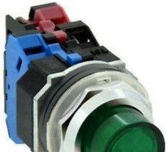 IDEC Switches AOLD224620DNUG - Pushbutton, 30mm PB Mnt 240V TR 2NO Grn (AOLD224620DNUG)