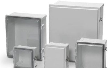 Fibox Enclosures AR242410CHSSL - Hinged Opaque Cover w/S.S. Lockable Latch (AR242410CHSSL)