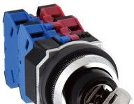 IDEC Switches ASD21K22NU - Switch, 30mm 2pos Key Sprg-R 2NO2NC (ASD21K22NU)