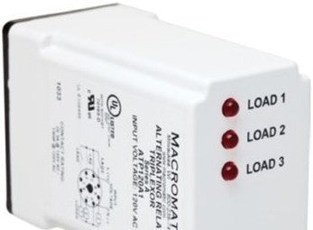 Macromatic Relays ATP120A1 - TRIPLEX ALTERNATING RELAY W/O SWITCH; 120VAC; 8 (ATP120A1)
