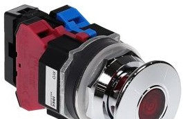 IDEC Switches AYLD32211DNUR - Pushbutton, 30mm Estop Pull 24V 1NO1NC Red (AYLD32211DNUR)