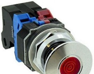 IDEC Switches AYLD36611DNUR - Pushbutton, 30mm Estop Pull 6V 1NO1NC Red (AYLD36611DNUR)