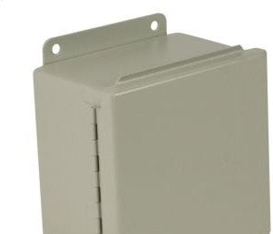 Wiegmann Enclosures B080804CH - N12 JIC Continuous Hinge 8X8X4 Carbon Steel (B080804CH)