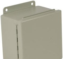 Wiegmann Enclosures B100806CH - N12 JIC Continuous Hinge 10X8X6 Carbon Steel (B100806CH)