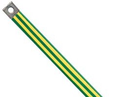 Panduit Grounding BS101245 - Braided Bonding Strap, one-hole, insulated (BS101245)