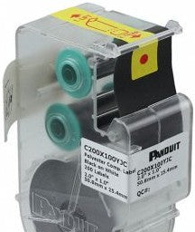 Panduit Labels C200X100YJC - Component label, P1 Cassette, 2.00 W x 1.00 (C200X100YJC)
