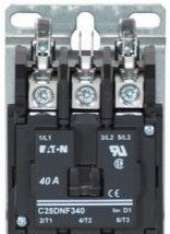 Cutler Hammer C25DNF340T - Eaton definite purpose contactor, Quick, 40A (C25DNF340T)