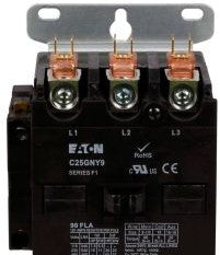 Cutler Hammer C25GNY8 - Eaton definite purpose contactor, Quick, Open (C25GNY8)