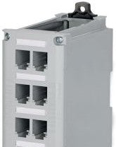 Panduit Network Panels CDPP8RG - The IndustrialNet Copper DIN Rail Patch Panel is (CDPP8RG)