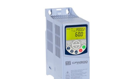 WEG Electric Drives CFW500A02P6B2NB20G2 - WEG CFW500 VFD G2 IP20 2.6A 200-240VAC (CFW500A02P6B2NB20G2)