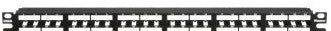 Panduit Network Panels CPP48HDWBLY - The Mini-Com High Density Modular Patch Panel (CPP48HDWBLY)