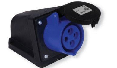 Altech Plugs & Receptacles D42S51A - RECPF, 30A, 3P/4W, 7h, 480V (D42S51A)