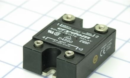 Crydom Relays D4890 - SOLID STATE RELAY, 90A, 480VAC 4-32VDC CONTROL (D4890)