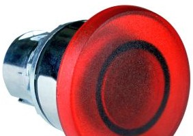 Sprecher + Schuh Switches D7M-LMM44PN3RX10 - PB 40MM MUSH ILL MOM RED 24V (D7M-LMM44PN3RX10)