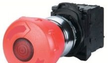 Sprecher + Schuh Switches D7M-LMT64PN7RX11 - PB 60MM MUSH 2POS ILL T-R RED (D7M-LMT64PN7RX11)