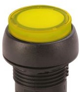 Sprecher + Schuh Switches D7P-LE5PD3X10 - PB EXT ILL MOM YEL 24V 1NO (D7P-LE5PD3X10)