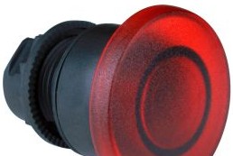 Sprecher + Schuh Switches D7P-LMM44PN3RX01 - PB 40MM MUSH ILL MOM RED 24V (D7P-LMM44PN3RX01)