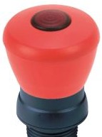 Sprecher + Schuh Switches D7P-LMP44PN3RX02 - PB 40MM MUSH 2POS ILL P-P RED (D7P-LMP44PN3RX02)