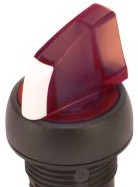 Sprecher + Schuh Switches D7P-LSB34PN3RX20 - SELSW ILL 3POS SPRING L/R RED (D7P-LSB34PN3RX20)