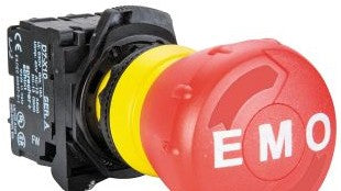 Sprecher + Schuh Switches D7P-MT44EPX01S - ESTOP 40MM TWST RD EMO 1GB (D7P-MT44EPX01S)